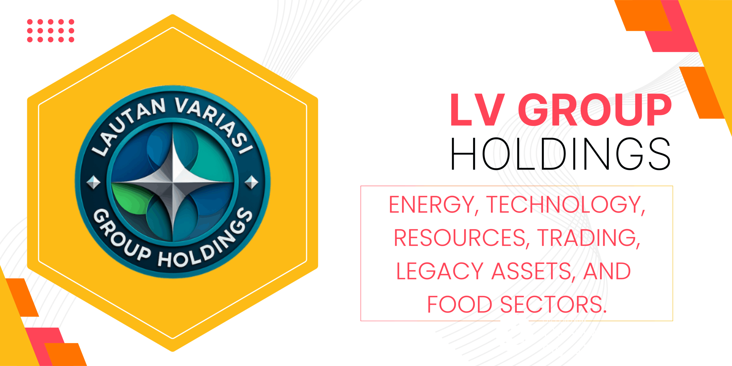 White and Orange Modern Gas Station Banner Landscape